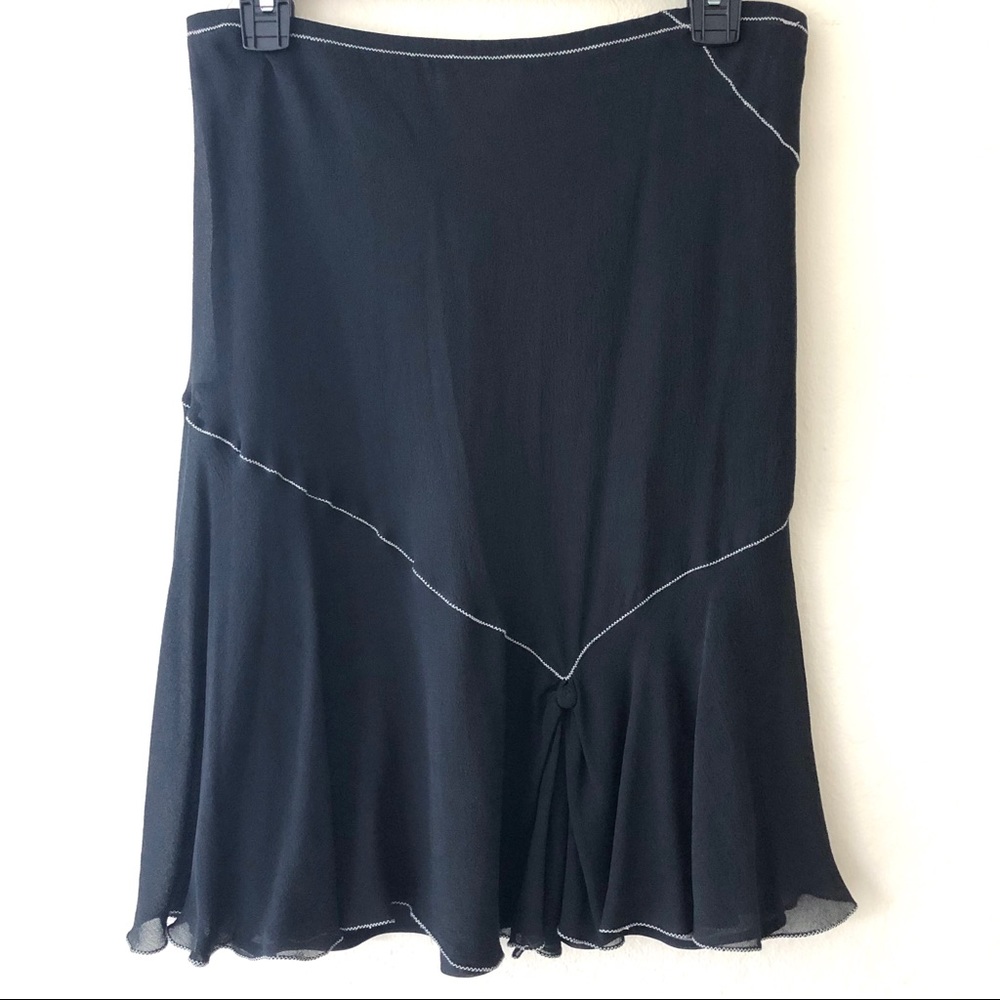 Max Studio Flounce Skirt